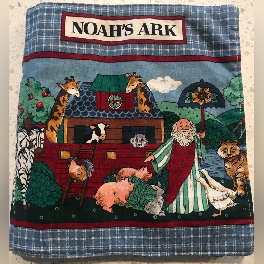Handmade Noah’s Ark Soft Fabric Kids Book